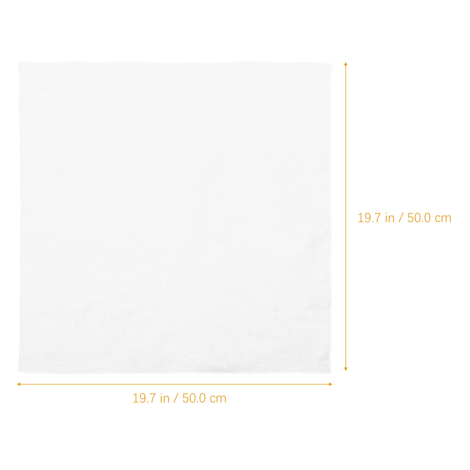 White Cotton Handkerchief Squa - Bandana Blank White 리뷰 및 가격