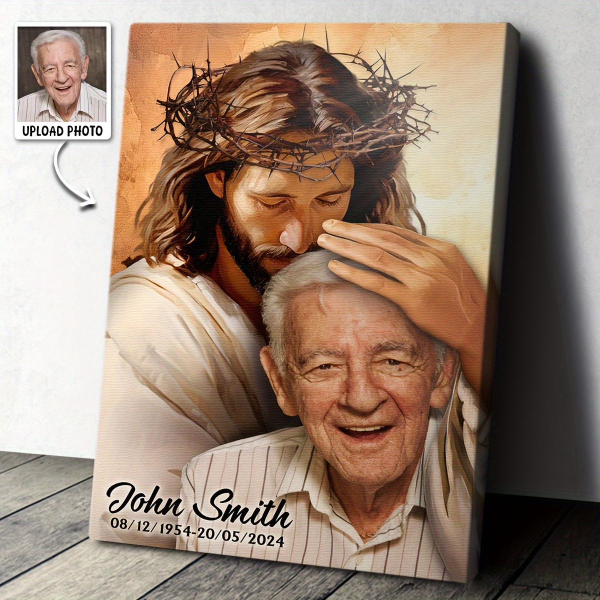 2D Flat-Custom Religious Memor - Canvas Wrap Ready 리뷰 및 가격