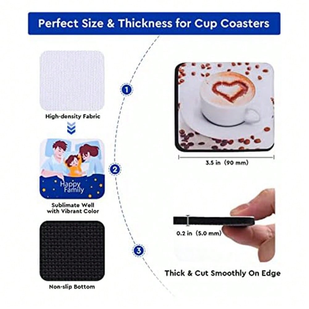 1PCS Square Sublimation Blanks - Coaster Sublimation Blank 리뷰 및 가격