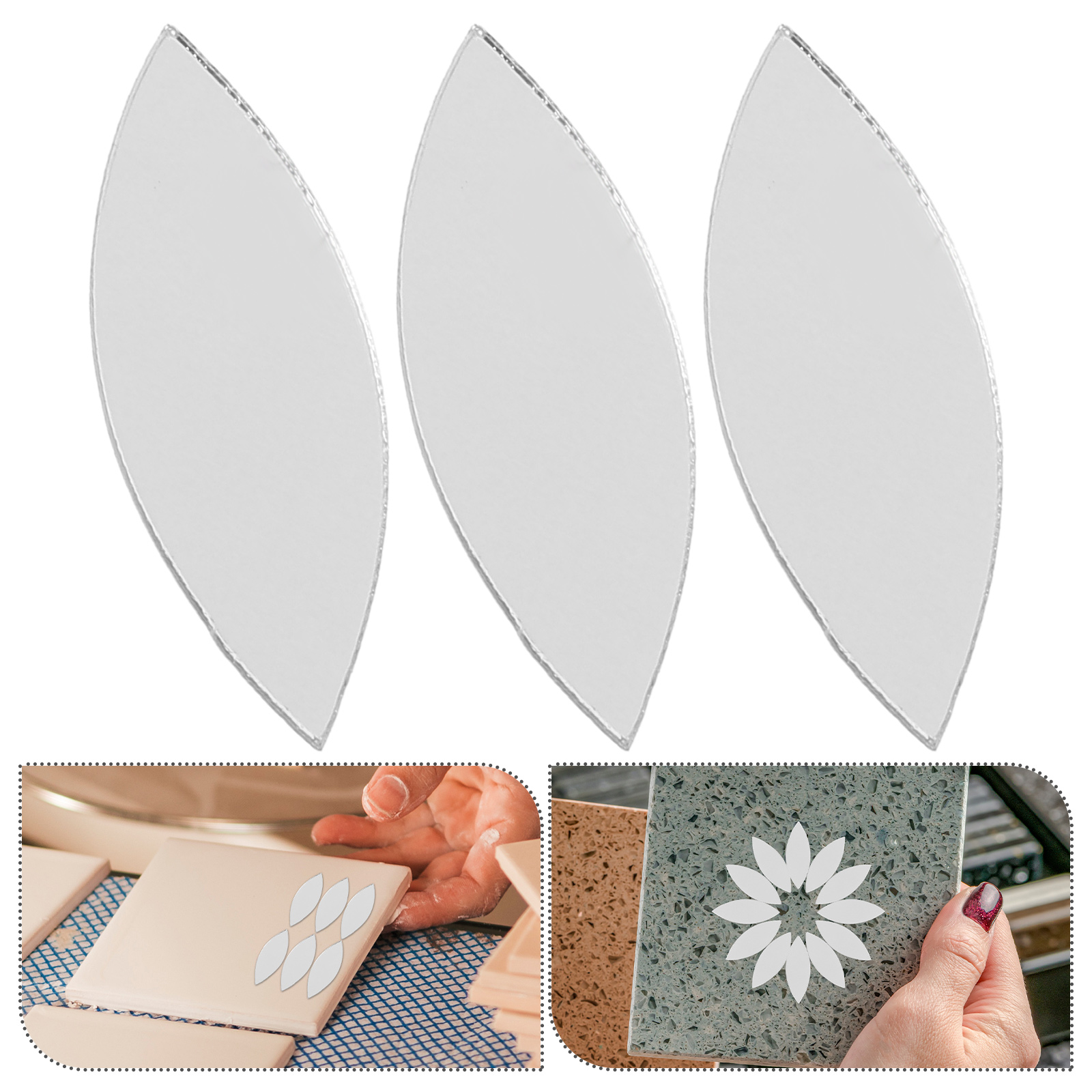 150 PCS Mirror Sticker Small f - Ceramic Tile Blank 리뷰 및 가격