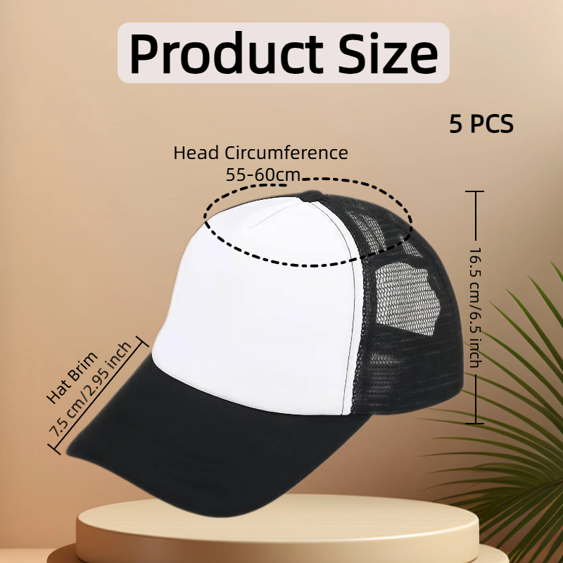 5pcs diy paint  Sublimation Tr - Hat Sublimation Blank 리뷰 및 가격