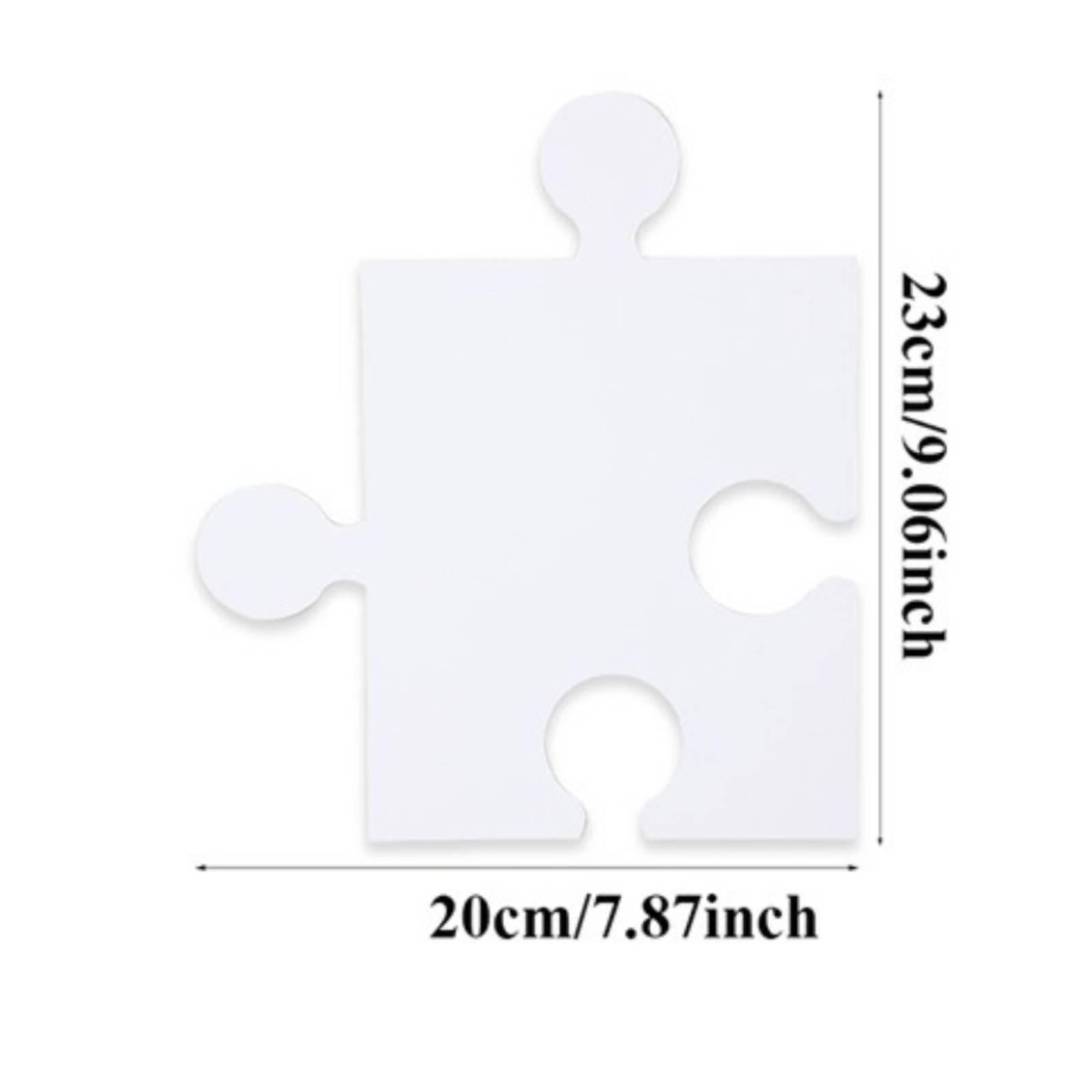 30 Pieces Blank Puzzle Pieces  - Puzzle Blank White 리뷰 및 가격