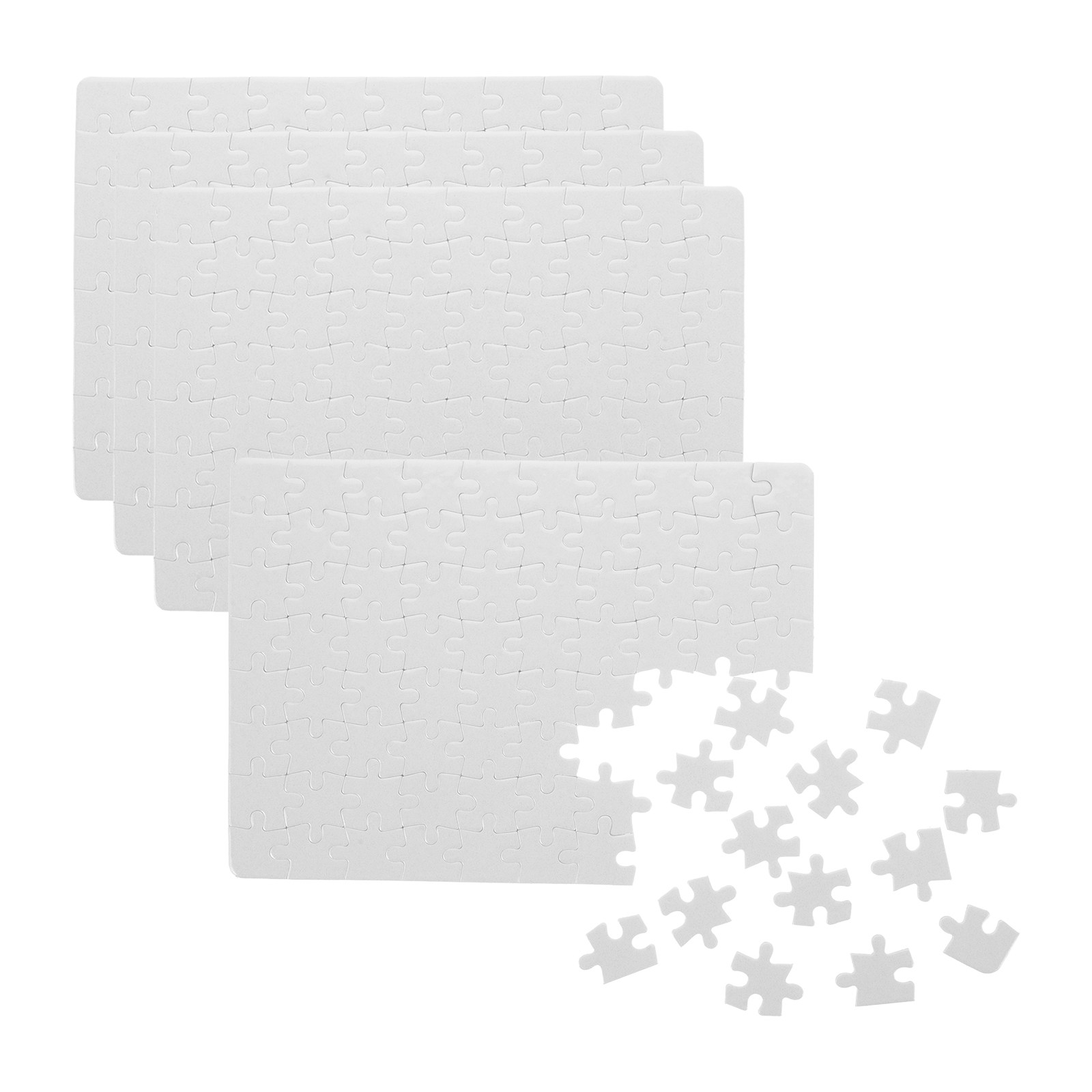 4 Sheets Sublimation Blank Puz - Puzzle Blank White 리뷰 및 가격