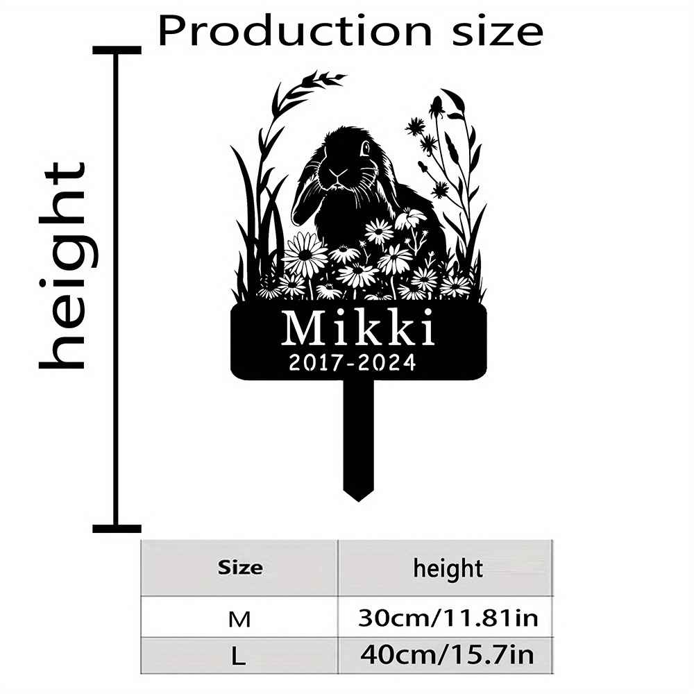 Custom Lop-Eared Rabbit Memori - Yard Sign Blank 리뷰 및 가격