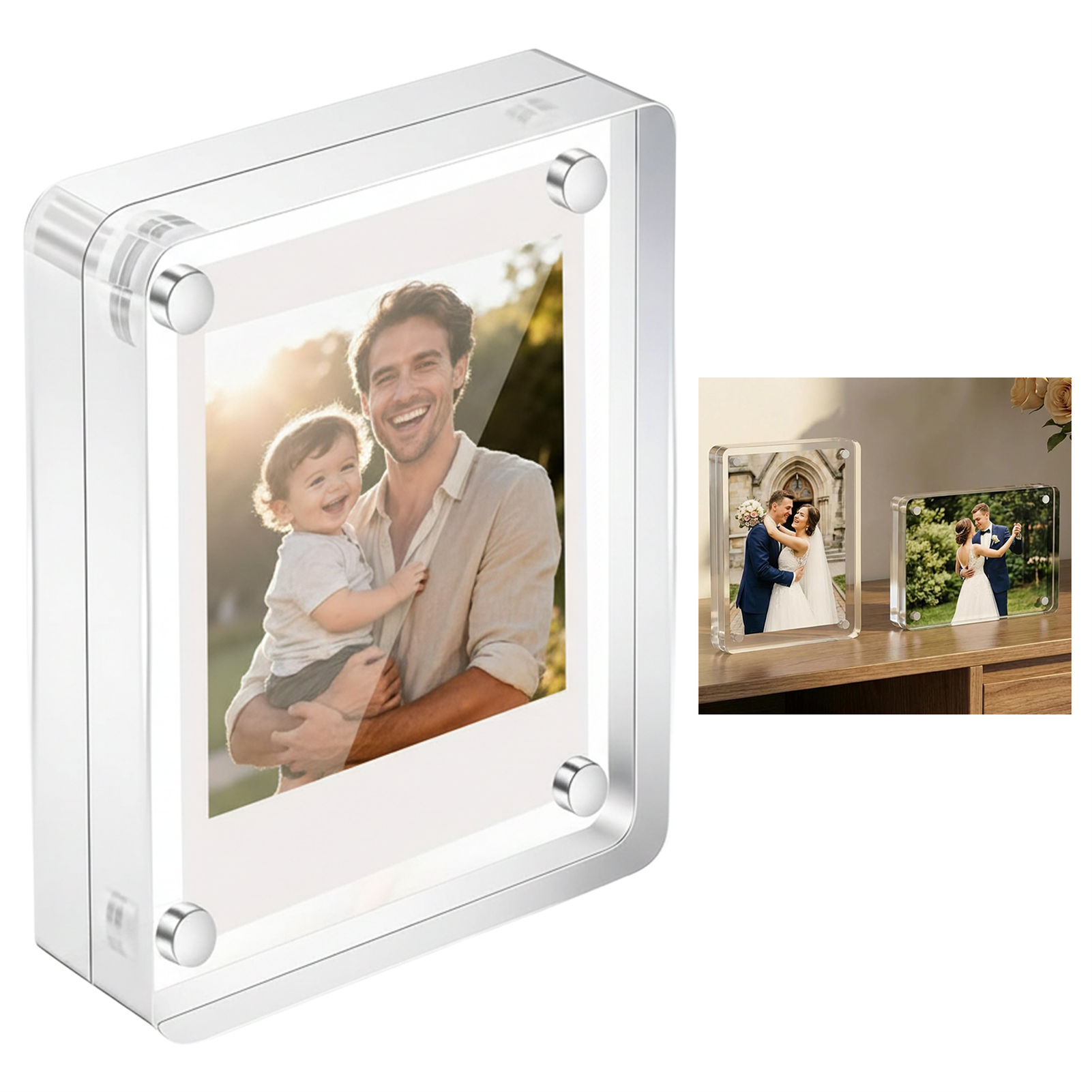 Acrylic Magnetic Photo Frame 2 - Photo Acrylic Block 리뷰 및 가격