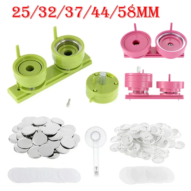100Sets 25/32/37/44/58mm Badge - Button Badge Blank 리뷰 및 가격