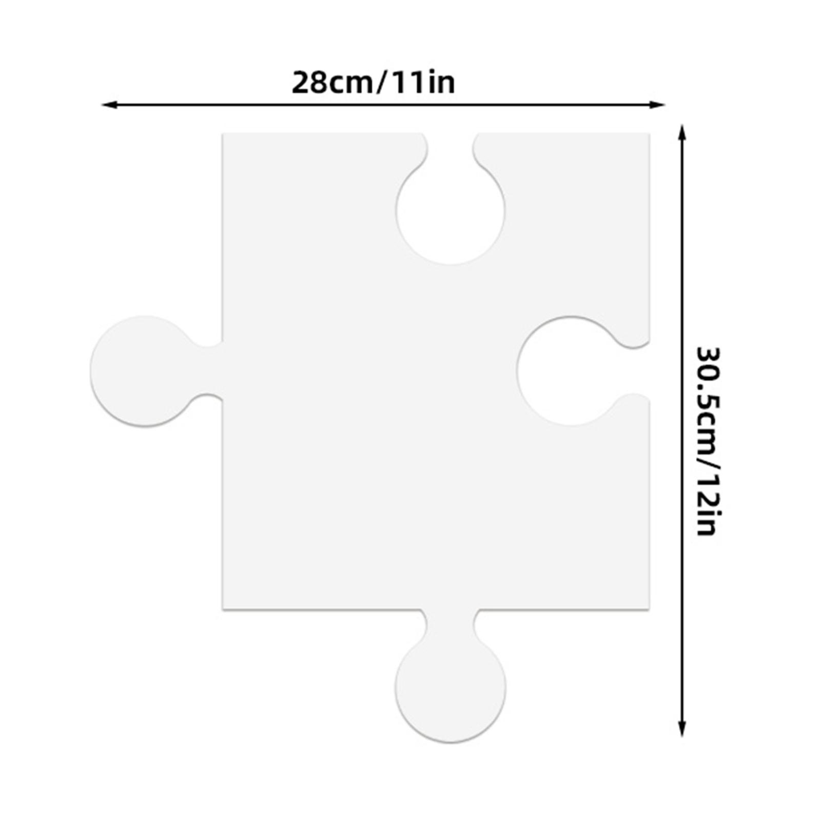 24Pcs White Cardboard Blank Ji - Puzzle Blank White 리뷰 및 가격