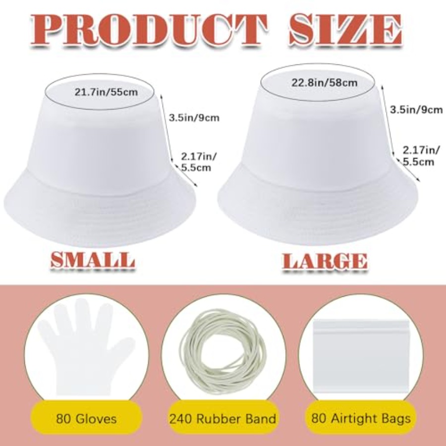 White cotton bucket hat for ti - Hat Sublimation Blank 리뷰 및 가격