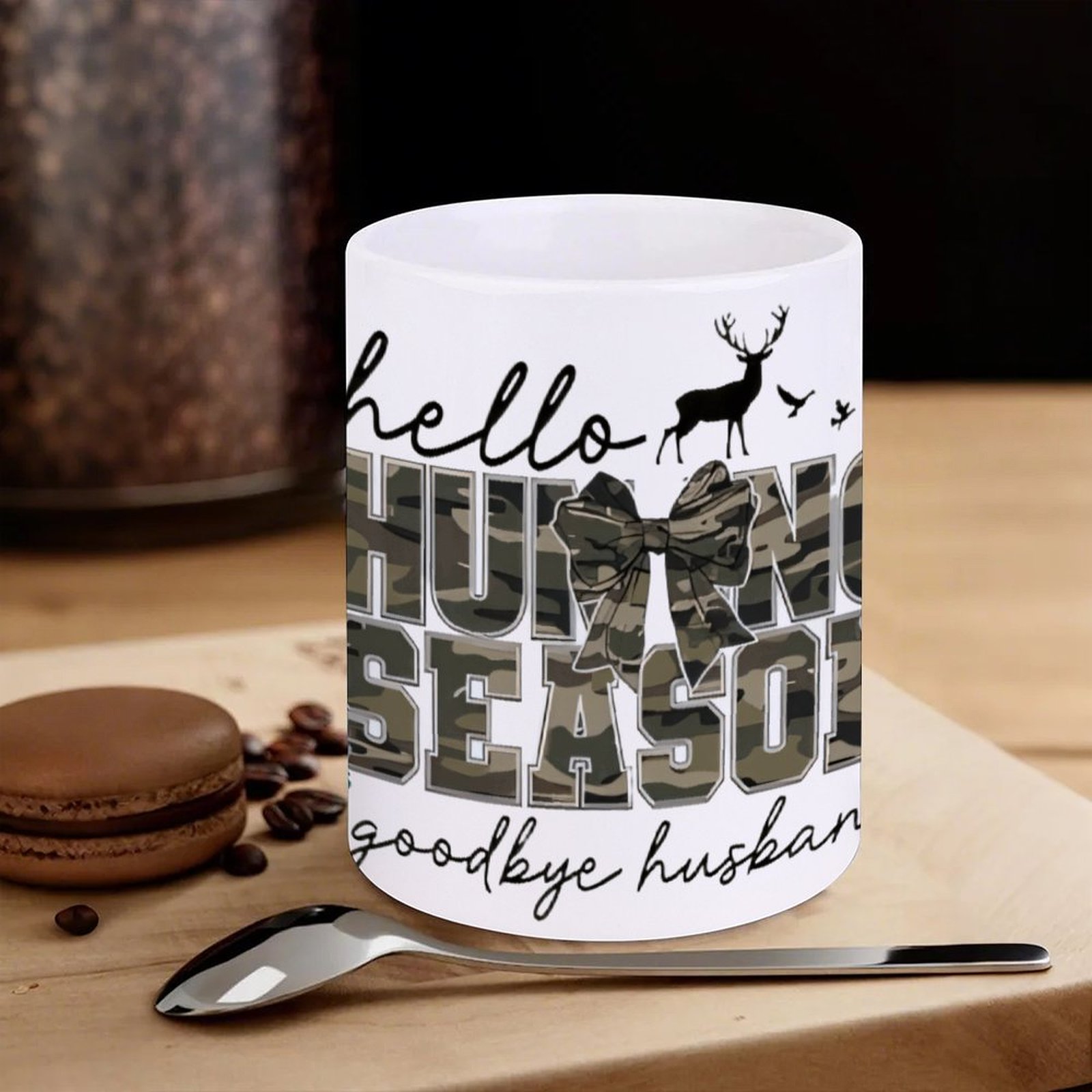 Hello Hunting Season Goodbye H - Sublimation Mug White 리뷰 및 가격